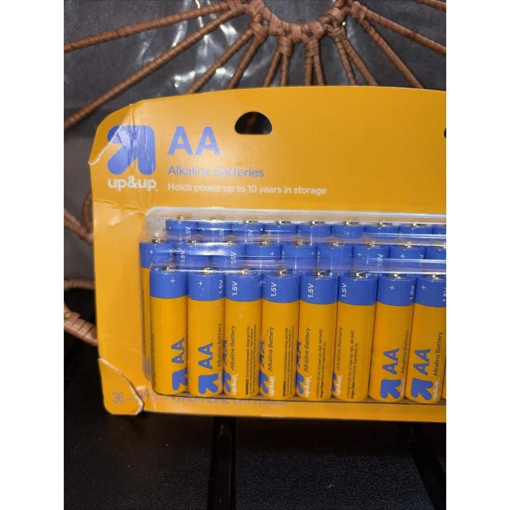 AA Batteries 36pk Alkaline Battery - up&up: Household Single-Use 1.5V Batteries‎